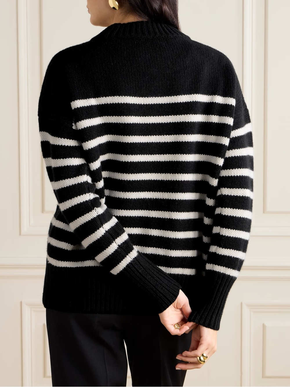 la ligne marin sweater black/cream - Picture 3 of 3